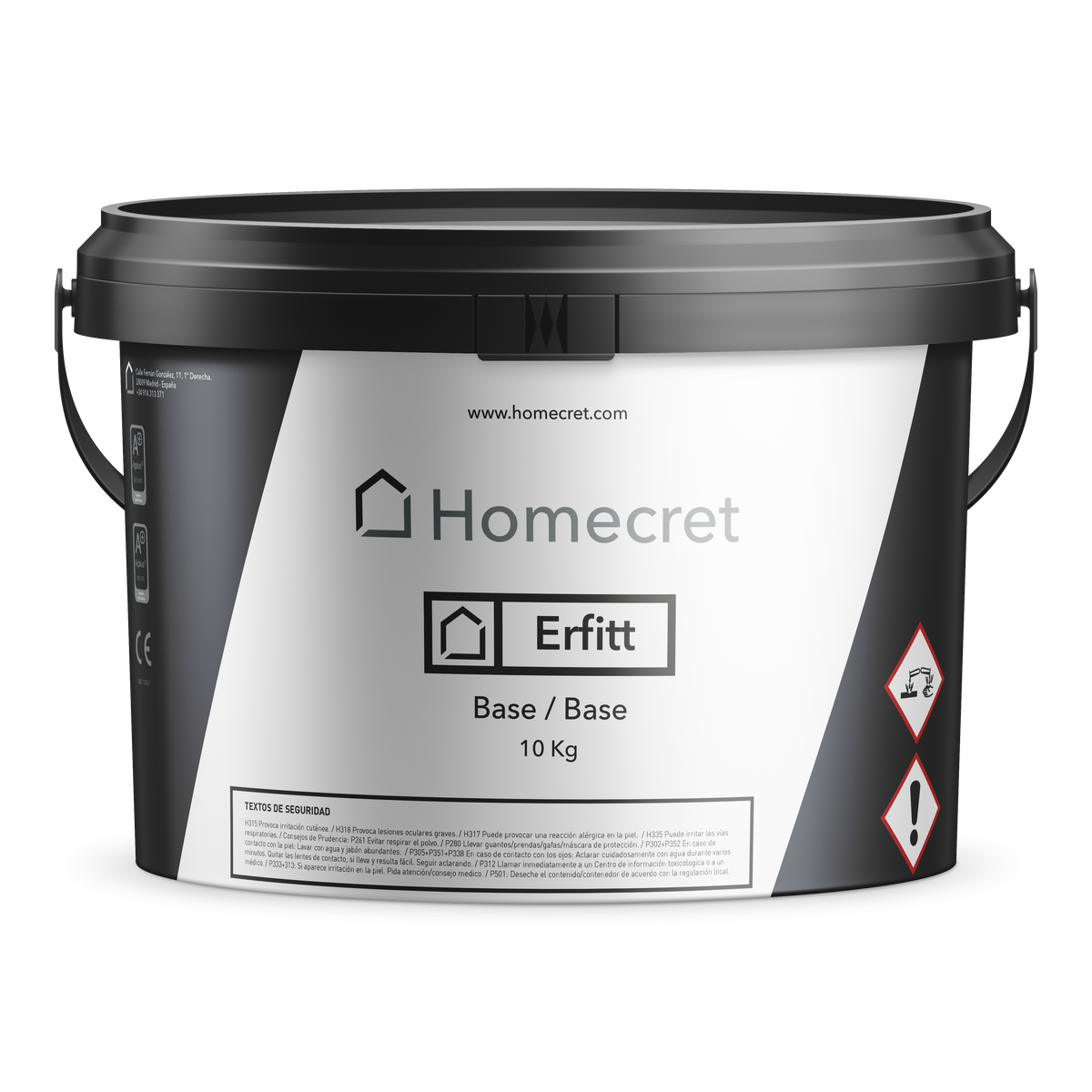 Saco de microcemento monocomponente Erfitt Base 10 kg Homecret