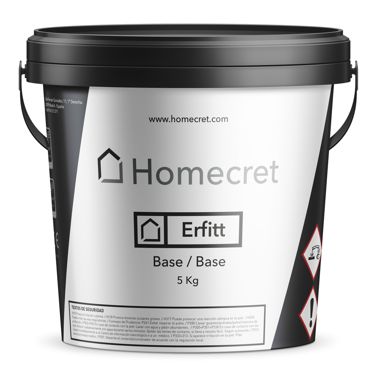 Saco de microcemento monocomponente Erfitt Base 5 kg Homecret
