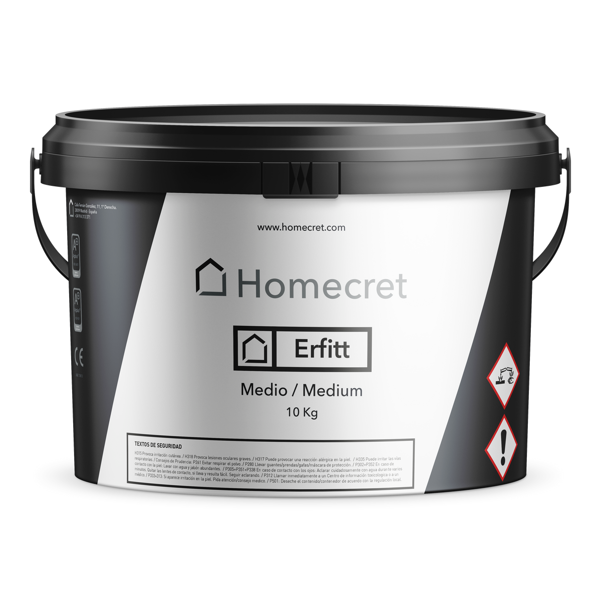 Saco de microcemento monocomponente Erfitt Medio 10 kg Homecret