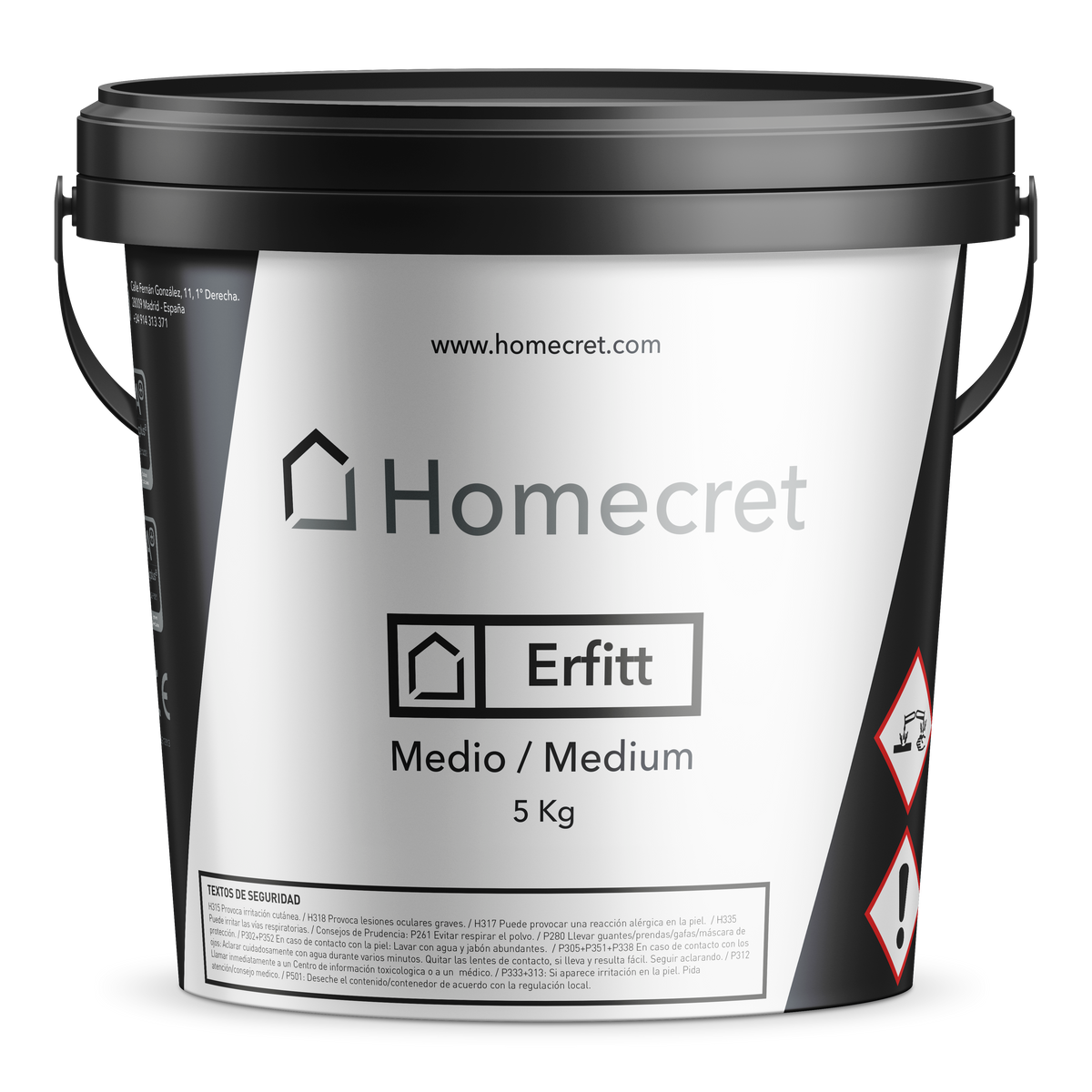 Saco de microcemento monocomponente Erfitt Medio 5 kg Homecret