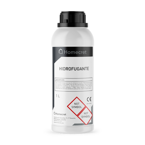 Hidrofugante para microcemento en baños y exteriores, envase 1 L Homecret
