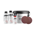 Kit de microcemento Homecret con imprimación, barniz, tinte y lijas