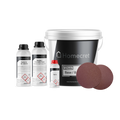 Kit de microcemento Homecret 20 m² con imprimación, barniz, tinte y lijas