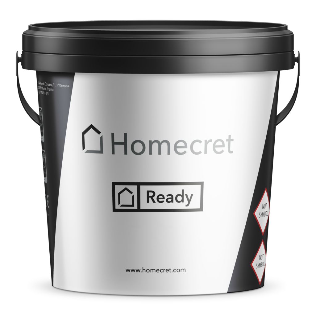 Microcemento Ready Homecret. Listo al Uso. Fácil de Aplicar