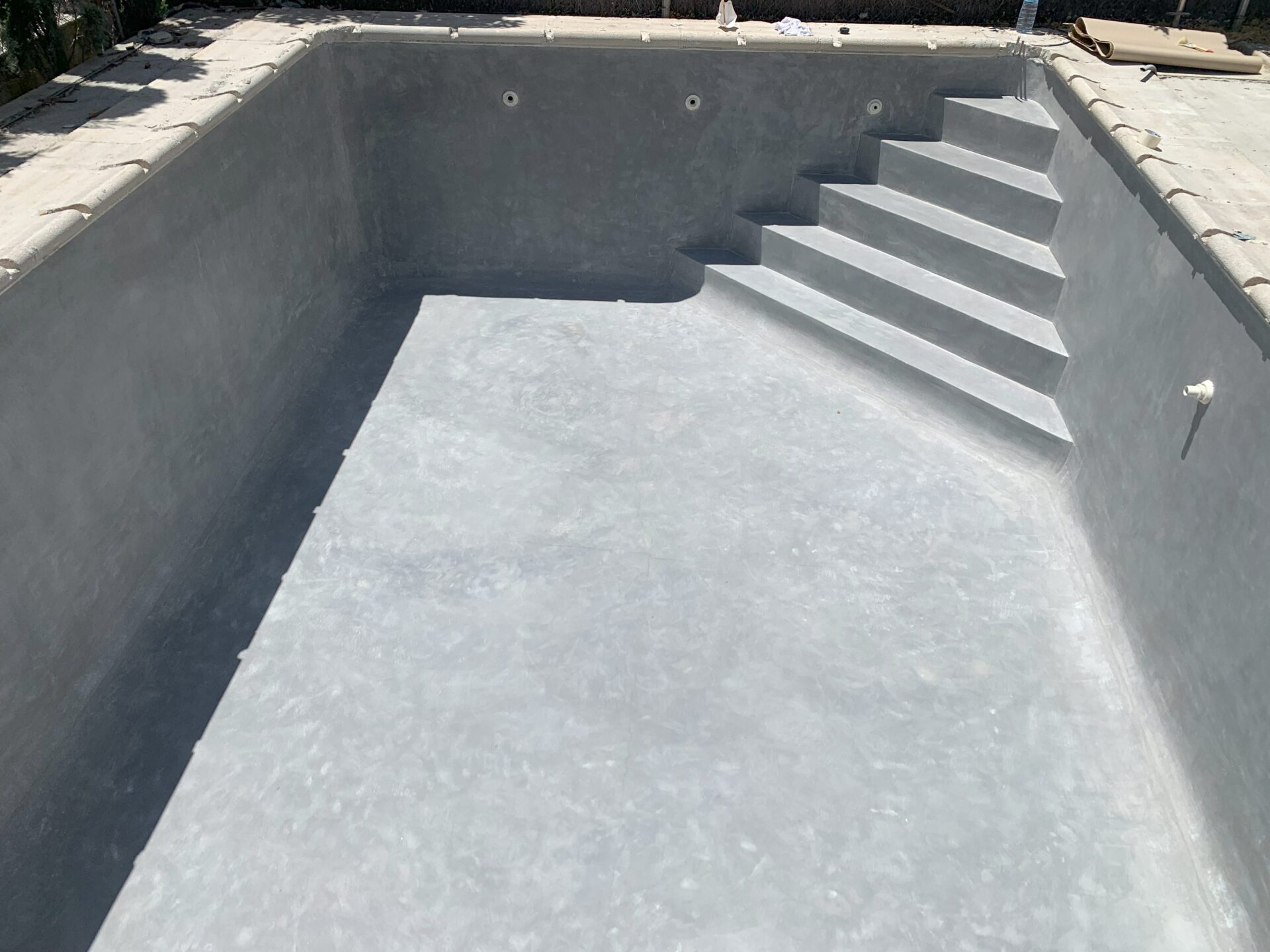 Piscina microcemento